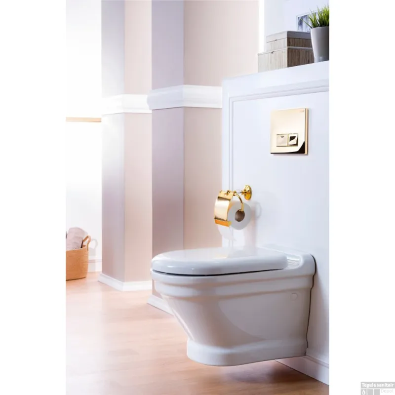 Koopje Wandcloset Creavit Antik 35,5x33x53,1 cm Keramiek Retro Glans Wit