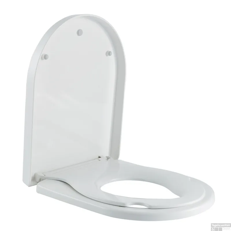 Uitverkoop Toiletzitting Wiesbaden Vesta Family Soft-Close Quick Release PP Wit