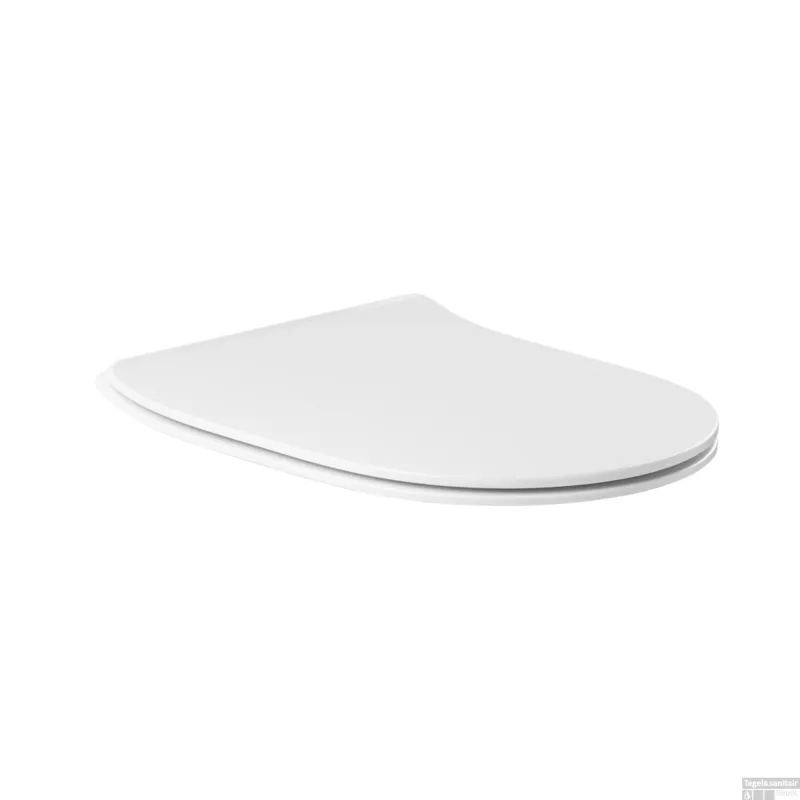 Toiletzitting Sanindusa Sanibold Slim Softclose Clip Off met Bevestigingsmateriaal Wit Koop Online