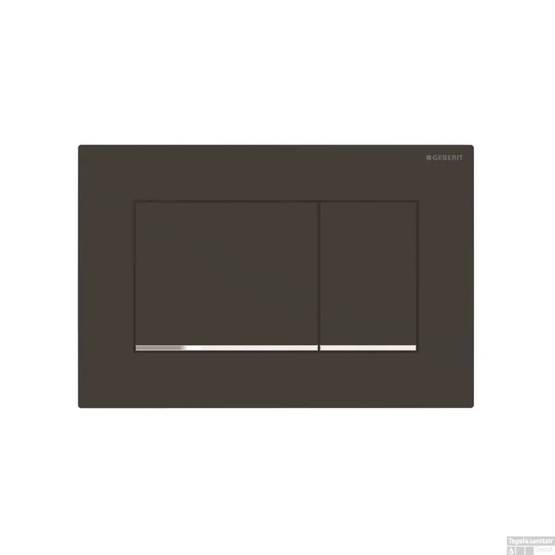 Actieprijs Drukplaat Geberit Sigma 20 Square DF Mat Zwart
