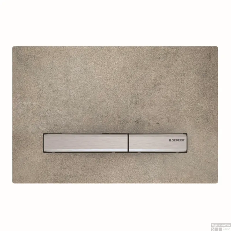 Bedieningsplaat Geberit Sigma 50 voor 2-toets Spoeling Chroom / Betonlook Express Levering