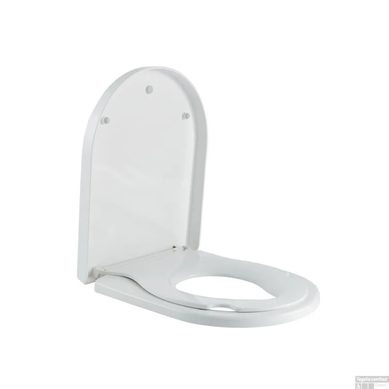 Toiletbril BWS Dubbele Zitting Familie Met Softcloset En Quick Release Wit Laatste Kans