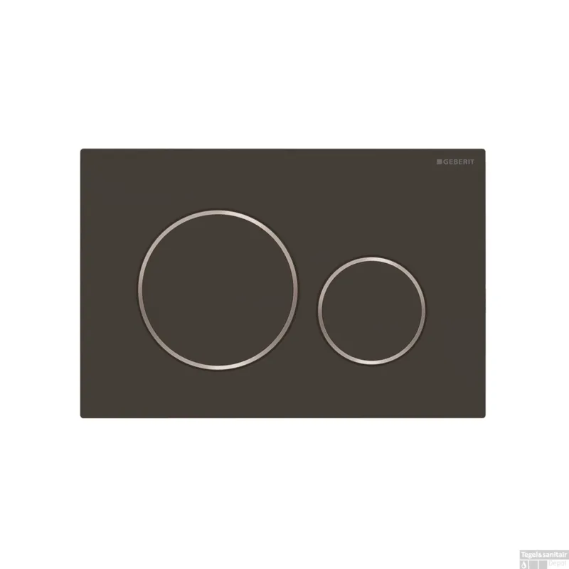 Bestel Nu Bedieningsplaat Geberit Sigma 20 DF Mat Zwart