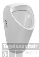 Dagaanbieding Urinoir Met Achterinlaat Jika Euroline Keramiek 53.5x30.5x34 cm Wit