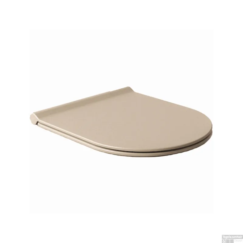 Koop Vandaag Toiletzitting Salenzi Form Slim Mat Taupe