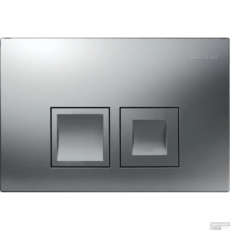 Drukplaat Geberit Delta 25 Square DualFlush Frontbediening Matchroom Goedkoop