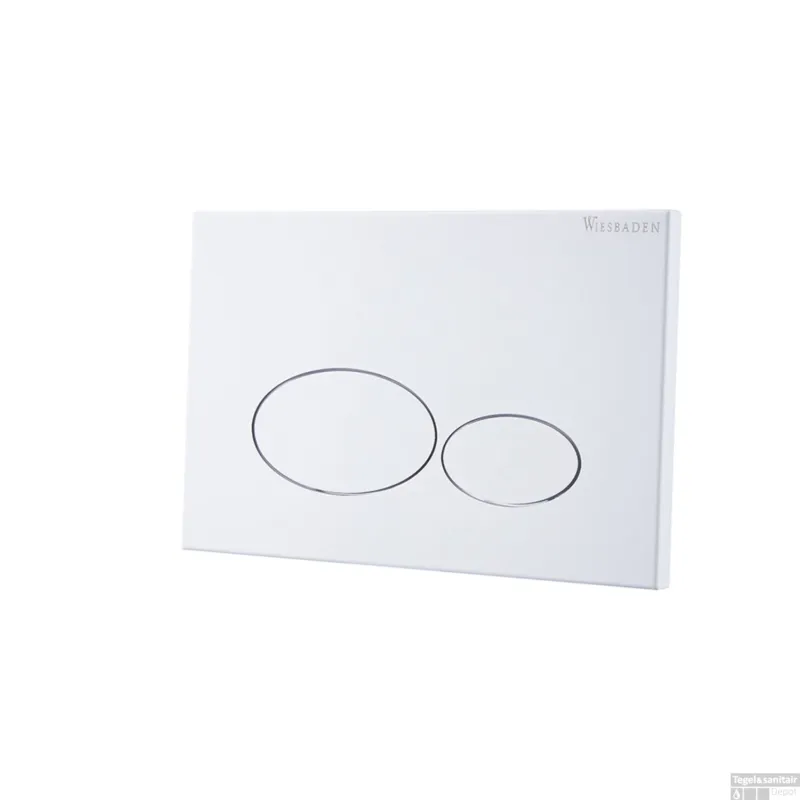 Exclusieve Aanbieding Drukplaat Voor Inbouwreservoir Wiesbaden X32 Metal Mat Wit