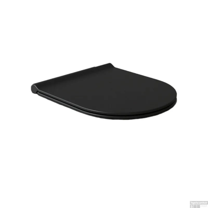 Toiletzitting Salenzi Form Slim Mat Zwart Gratis Retour