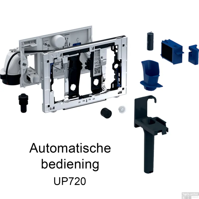 Fabrieksprijs Geurzuiveringsmodule Geberit Duofresh Met Toiletstickhouder Oriëntatielicht Automatisch UP720 Sigma 8 Achterplaat Antracietgrijs of Glanschroom