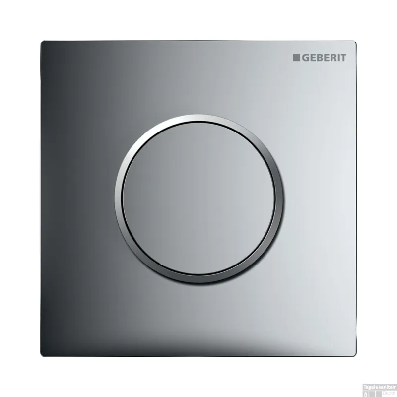 Urinoirstuursysteem Geberit Sigma 10 Pneumatische Bediening Chroom Actieprijs