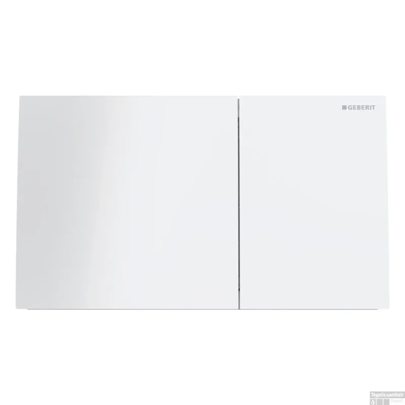 Beste Prijs Drukplaat Geberit Sigma 70 Frontbediening 2-toets Glas Wit