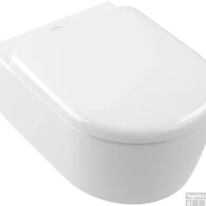 Toilet Villeroy & Boch Skyla Combipack met Zitting 49x36x35 cm TwistFlush Wit Alpine Op = Op