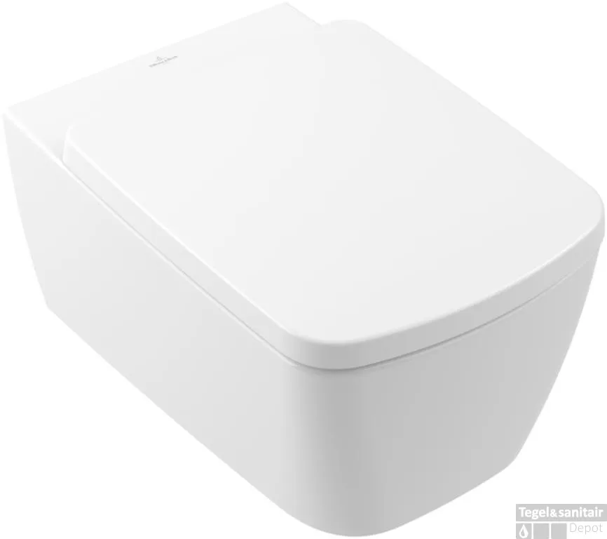 Toilet Villeroy & Boch Subway 3.0 Combipack met Zitting 56x37x40 cm Wit Alpine Seizoensaanbieding