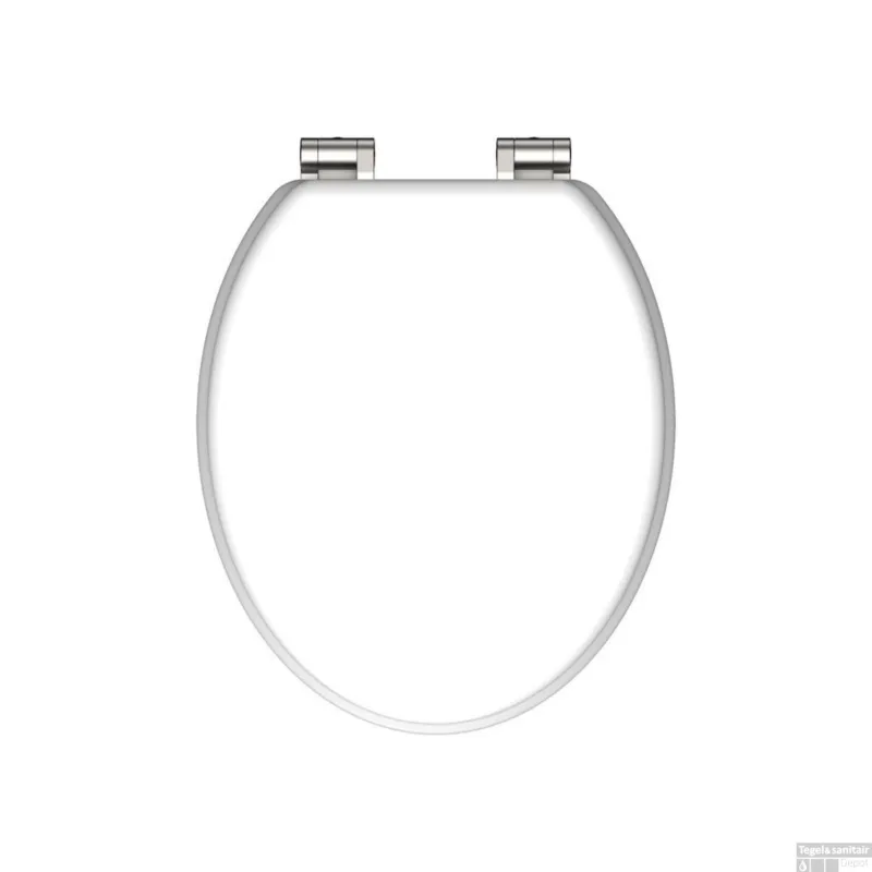 Bestseller Toiletzitting Schutte White Soft Close MDF Wit