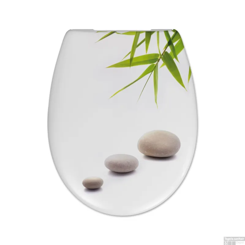 Bestel Nu Toiletzitting Cedo Stones Softclose Wit