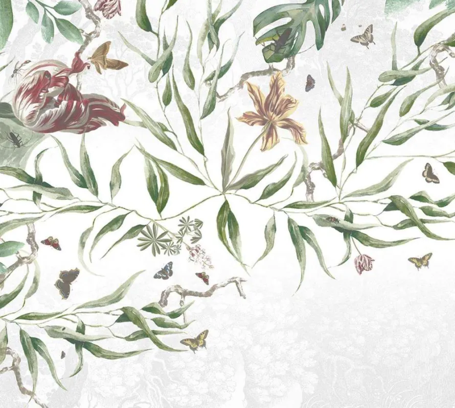 Finale Uitverkoop Behang Noordwand Vanilla Lime 014300 Biodiversity