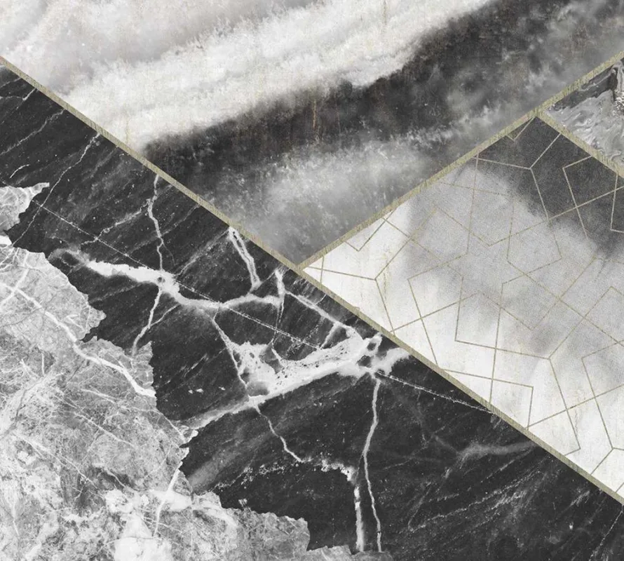 Behang Noordwand Vanilla Lime 014222 Marble Speciale Aanbieding