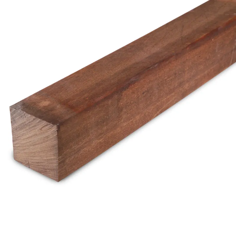 Koopje hardhout - balk Angelim vermelho balk - 120x120 mm - fijnbezaagd / ruw - balk voor buiten - angelim vermelho hardhout AD 20-25% - Angelim vermelho balk - 120x120 mm - ruw: 200 cm