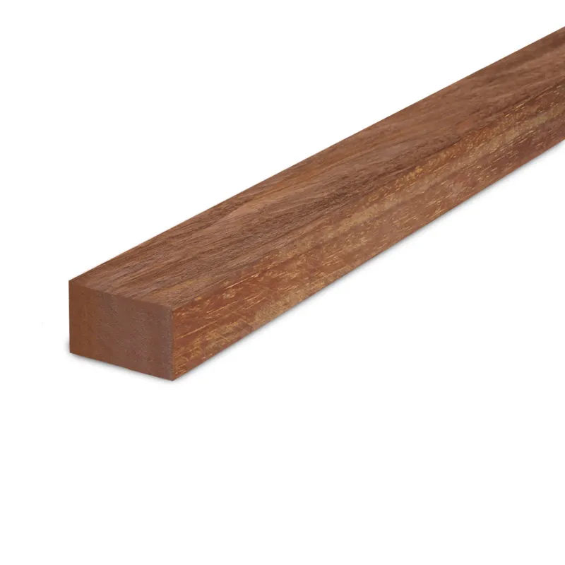 hardhout - balk Azobé balk - 45x70 mm - geschaafd - balk voor buiten - azobe hardhout AD 20-25% - Azobé balk - 45x70 mm - geschaafd: 200 cm Op = Op