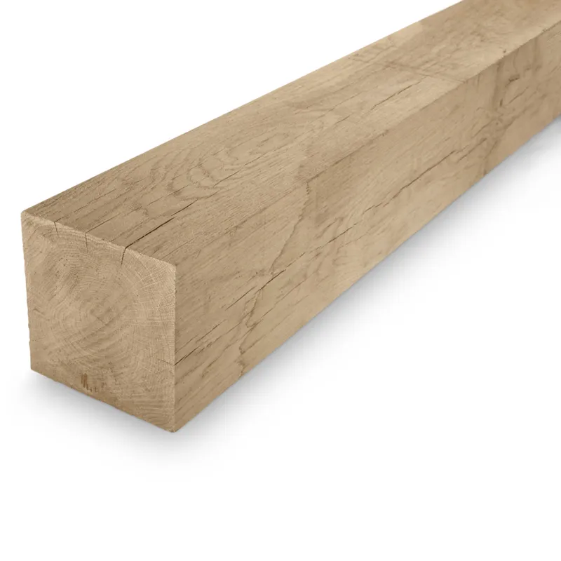 Exclusieve Aanbieding eiken - balk Eiken balk - 150x150 mm - fijnbezaagd / ruw - balk voor buiten - eikenhout AD 20-25% - Eiken balk - 150x150 mm - ruw: 200 cm
