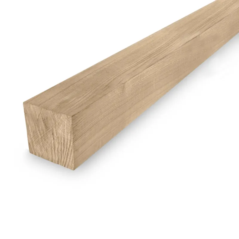 eiken - balk Eiken balk - 90x90 mm - geschaafd - balk voor buiten - eikenhout AD 20-25% - Eiken balk - 90x90 mm - geschaafd: 400 cm Lage Prijs