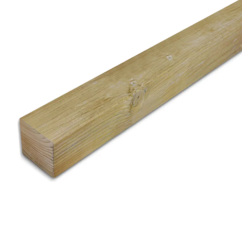 Direct Verzonden grenen - balk - geimpregneerd Geïmpregneerd grenen balk - 88x88 mm - geschaafd - balk voor buiten - geïmpregneerd grenenhout KD 18-20% - Geïmpregneerd grenen balk - 88x88 mm - geschaafd: 200 cm