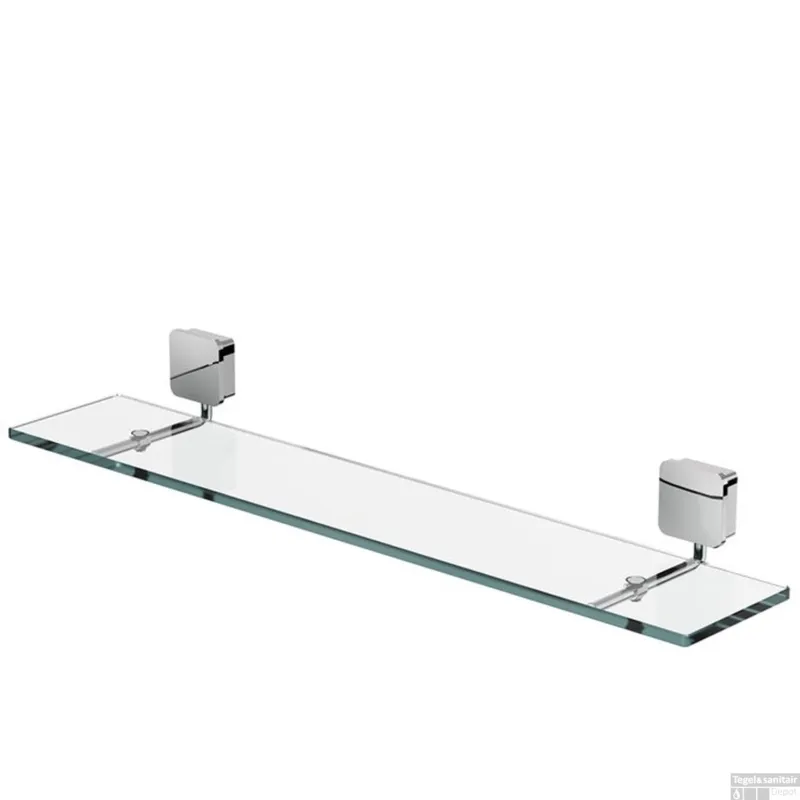 Planchet Geesa Topaz Met Glas en Muurbeugel Chroom Favoriet