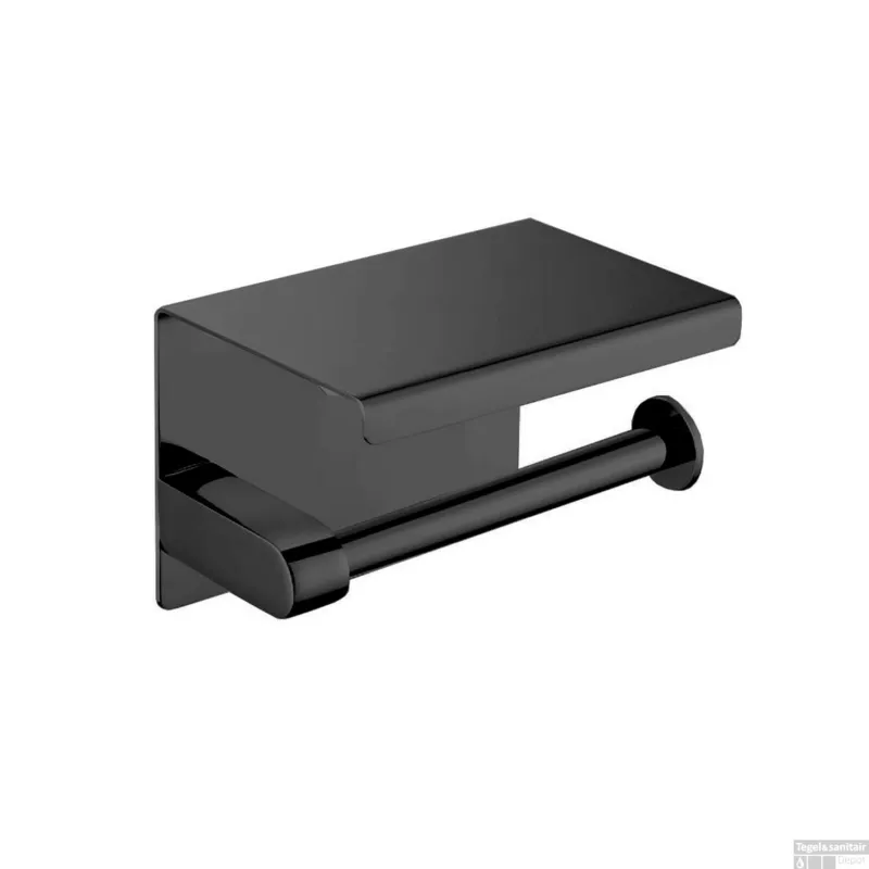 Toiletrolhouder Best Design Moya Telefoonhouder 13.5x10 cm Gunmetal Snelle Levering