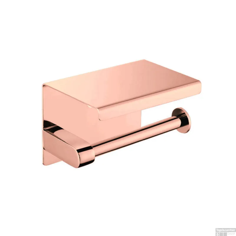 Laatste Kans Toiletrolhouder Best Design Lyon Telefoonhouder 13.5x10 cm Mat Rose Goud