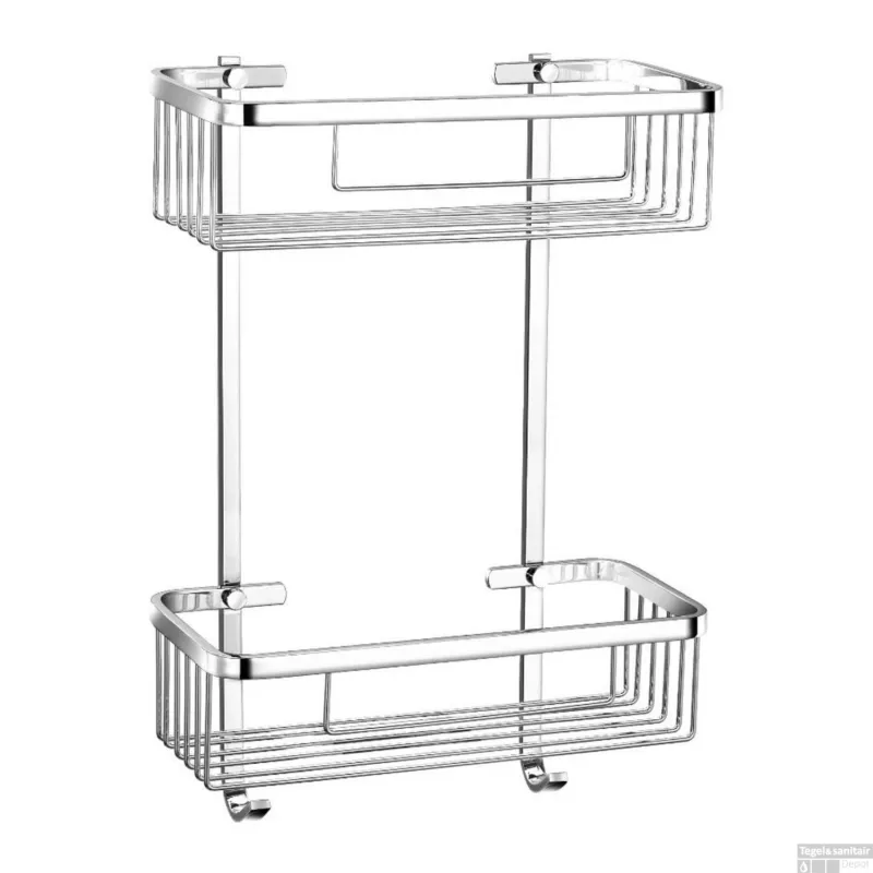 Snelle Levering Doucherek Best Design Rome 2-schaps Chroom