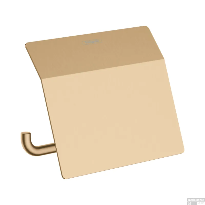 Toiletrolhouder Met Klep HansGrohe AddStoris Brushed Bronze Hete Deal