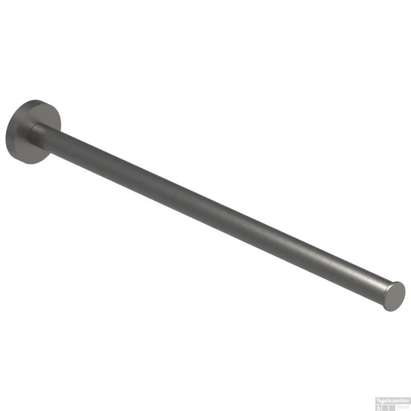 Handdoekrek IVY Vast Een lids 38 cm Geborsteld Metal Black PVD Lage Kosten