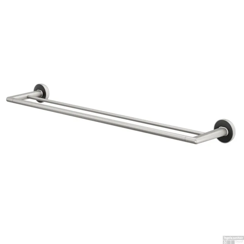 Handdoekrek Tiger Cooper Dubbel 65,2 cm Geborsteld RVS Beste Prijs