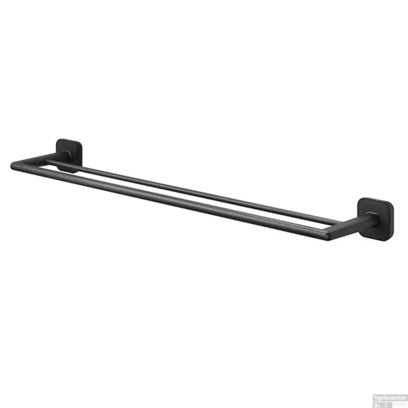 Handdoekrek Dubbel Tiger Carv 65,2 cm Zwart Betaalbaar