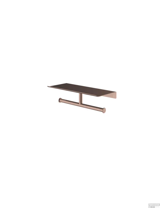 Must-Have Hotbath &More Dubbele rolhouder voor Planchet serie Geborsteld koper PVD