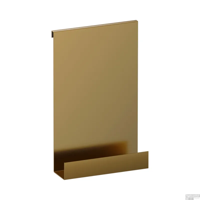 Koopje Doucherek Brauer Gold Edition Hangend met Glasklem Goud Geborsteld PVD