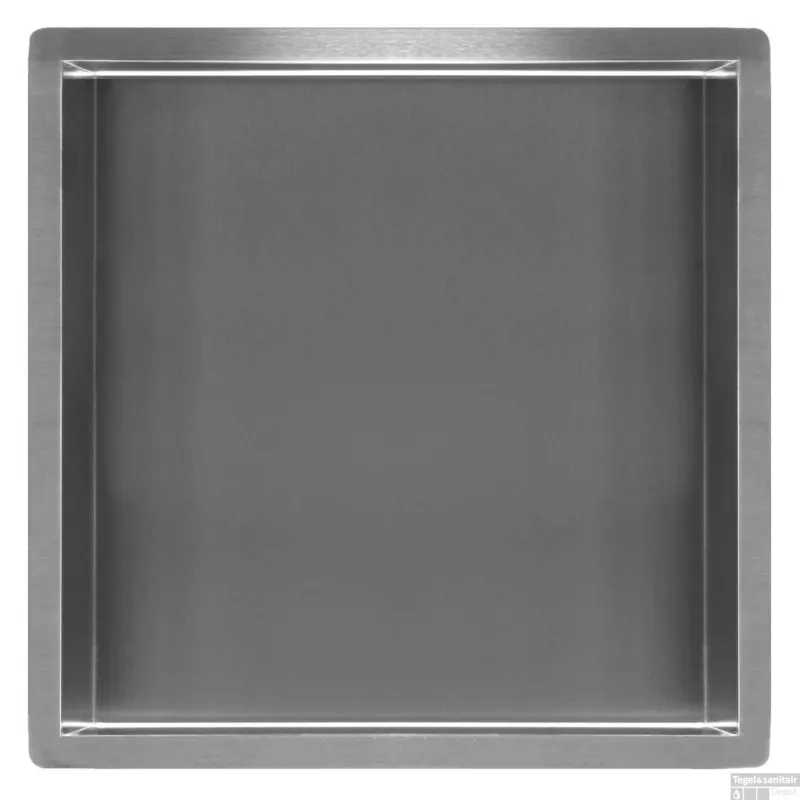 Inbouwnis BWS Elegance 30x30x7 cm RVS Meest Verkocht