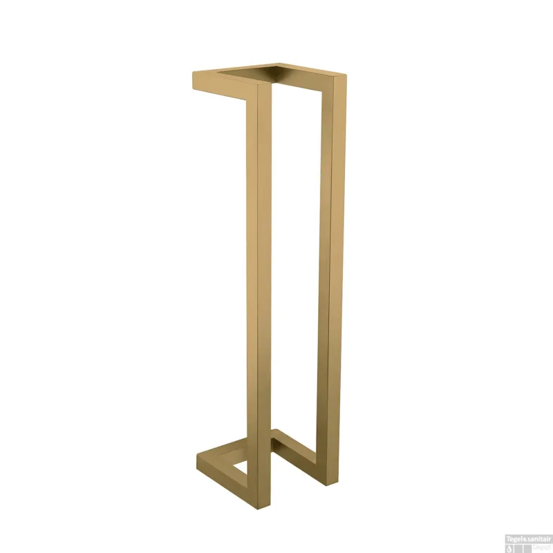 Seizoensaanbieding Handdoekrek BWS Saltes 50x12,5 Cm Geborsteld Messing