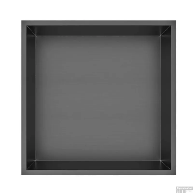 Speciale Aanbieding Inbouwnis Best-Design Kaya 30.5x30.5x7 cm Gunmetal