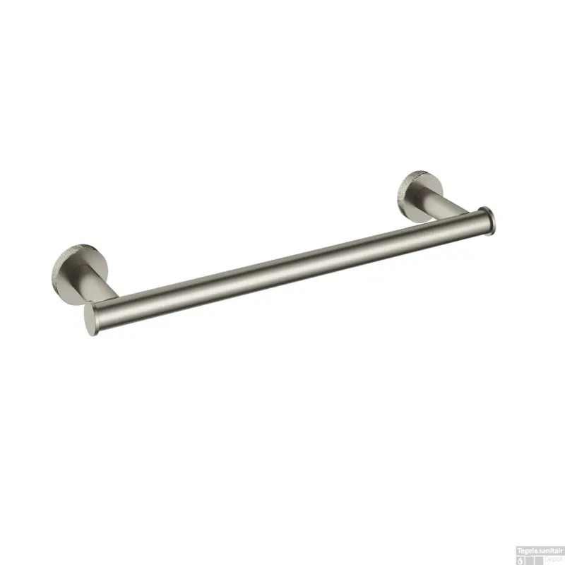 Premium Handdoekhouder Hotbath Cobber X 34 cm Geborsteld Nikkel