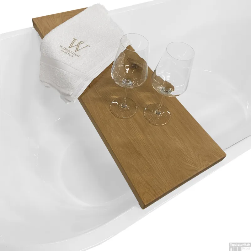 Badplank Wiesbaden Oak Strak 80x20x5 cm Op = Op