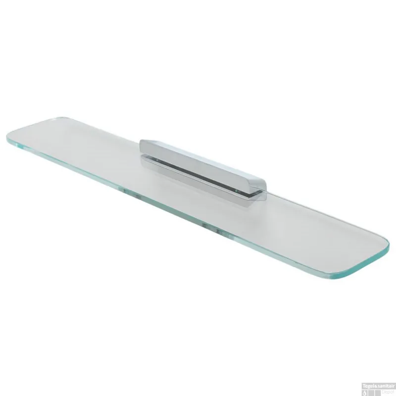 Direct Verzonden Planchet Geesa Shift Chroom Met Transparant Glas 60 cm