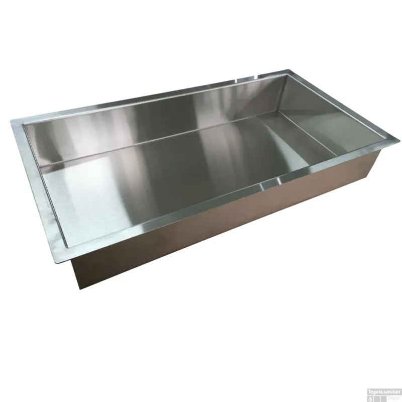 Exclusieve Aanbieding Inbouwnis Wiesbaden 30x60x10 cm RVS