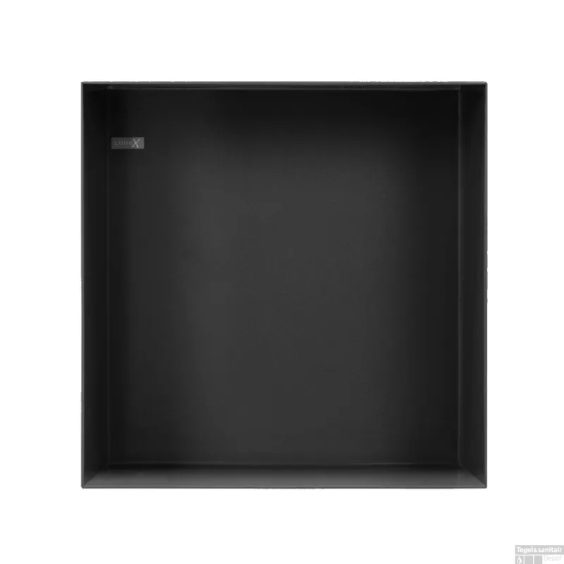 In Of Opbouwnis Looox CBoX Vierkant 30x30x10 Mat Zwart Uitverkoop