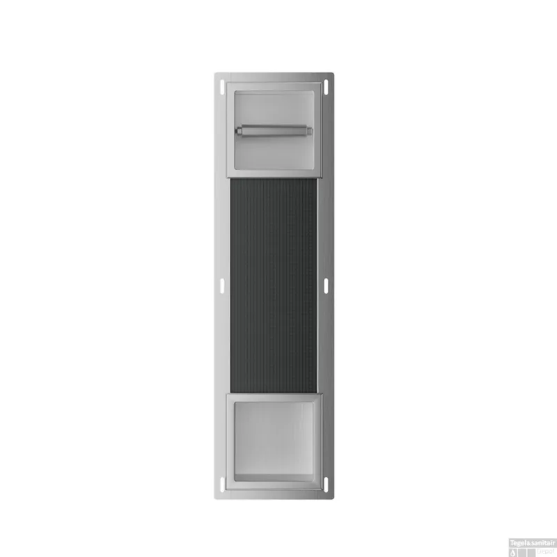 Toiletrolhouder Zonder Klep en Reserverolhouder Inbouw BWS Milan RVS Bestseller