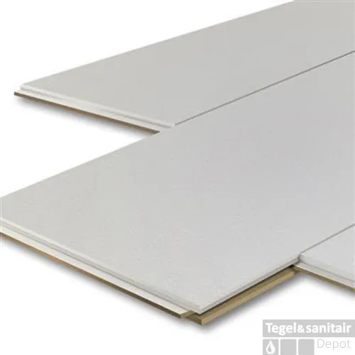 Veilige Betaling Plafondpanelen MDF Sanimex 260x28.5x1.2cm Zilvergrijs (Doosinhoud 2.26 m2)