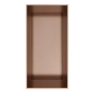 Hotbath &MORE Inbouwnis 30x15x10cm frameless Geborsteld Koper PVD Speciale Aanbieding
