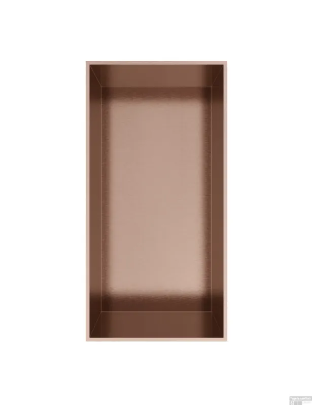 Hotbath &MORE Inbouwnis 30x15x10cm frameless Geborsteld Koper PVD Speciale Aanbieding
