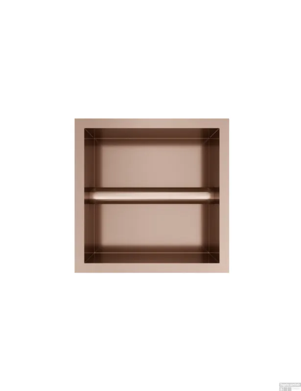 Bestseller Hotbath &MORE Inbouw nis & borstelgarnituur 90x16x12,6cm Geborsteld Koper PVD