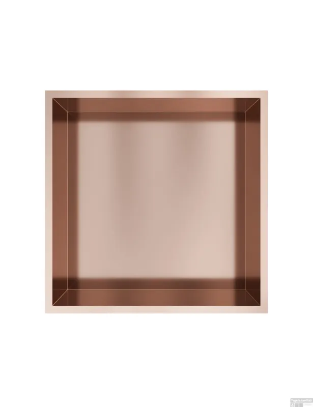 Hotbath &MORE Inbouwnis 30x30x10cm Geborsteld Koper PVD Meest Verkocht